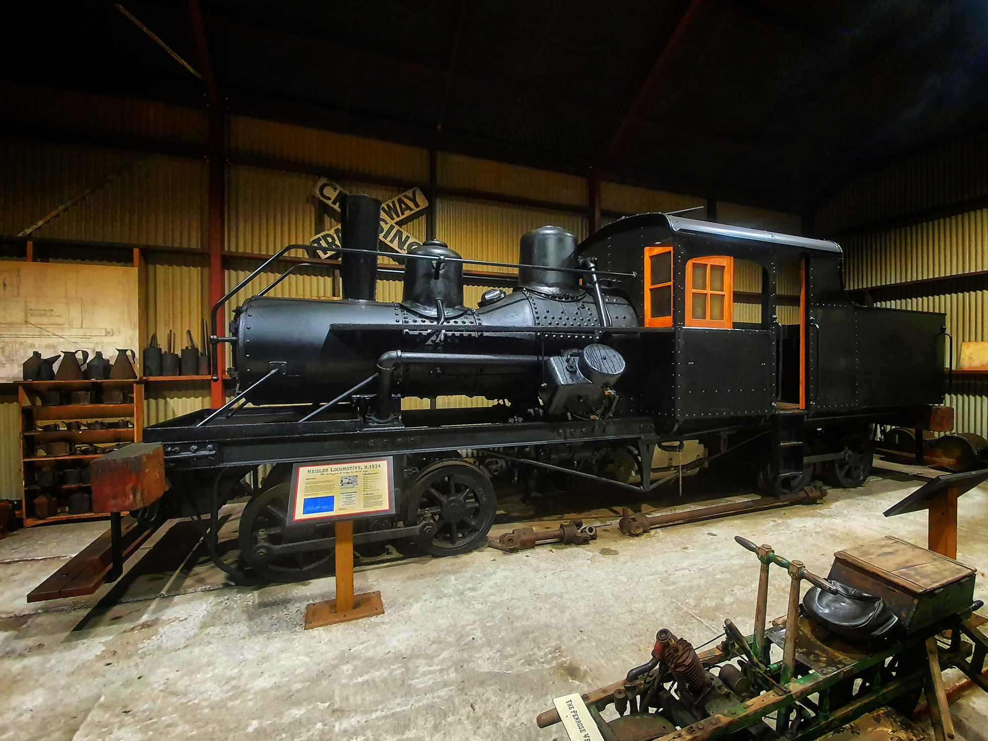 Heisler Steam Locomotive