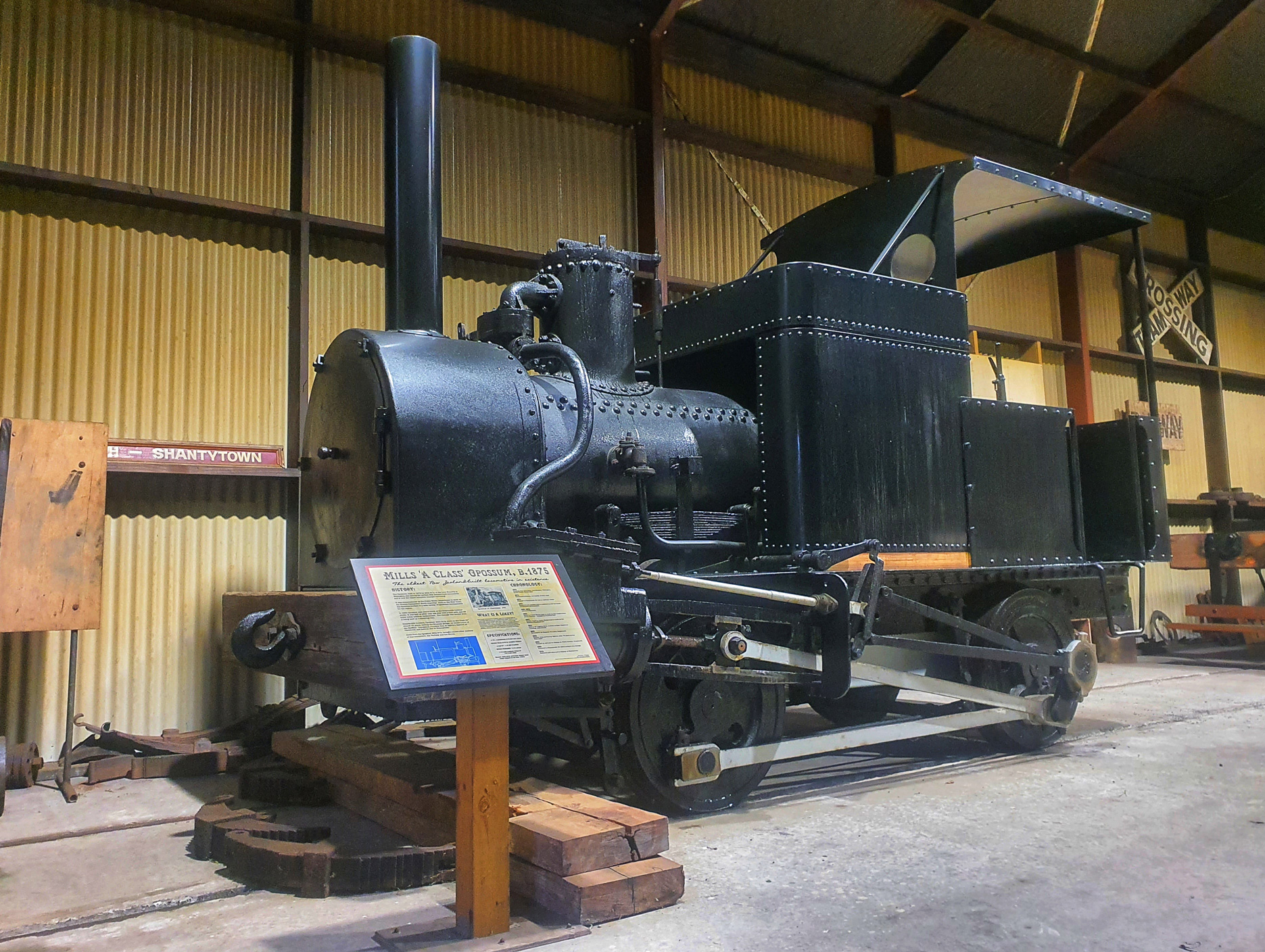 Opossum Steam Locomotive